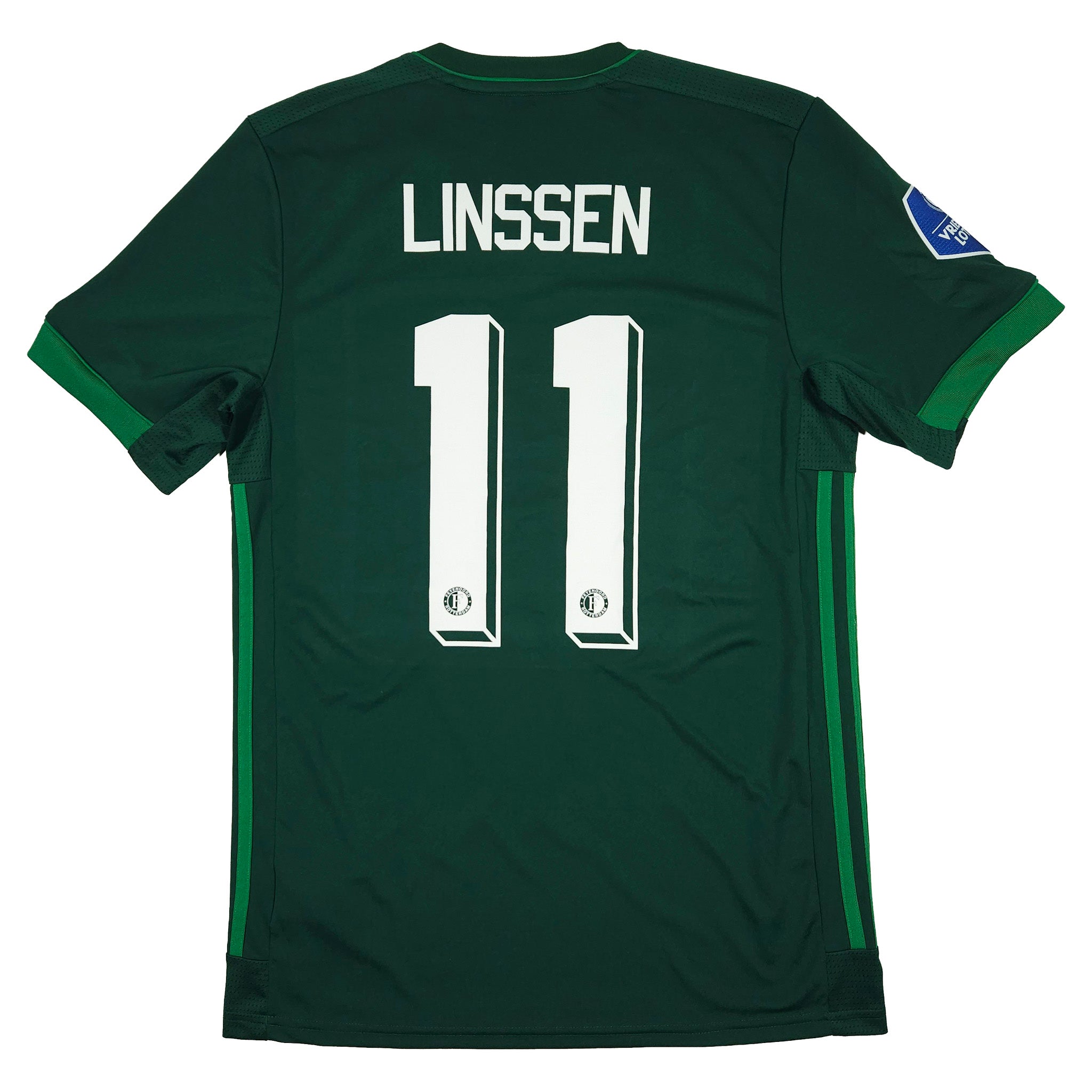 Feyenoord Third Shirt 2021-22 – Linssen #11 back view