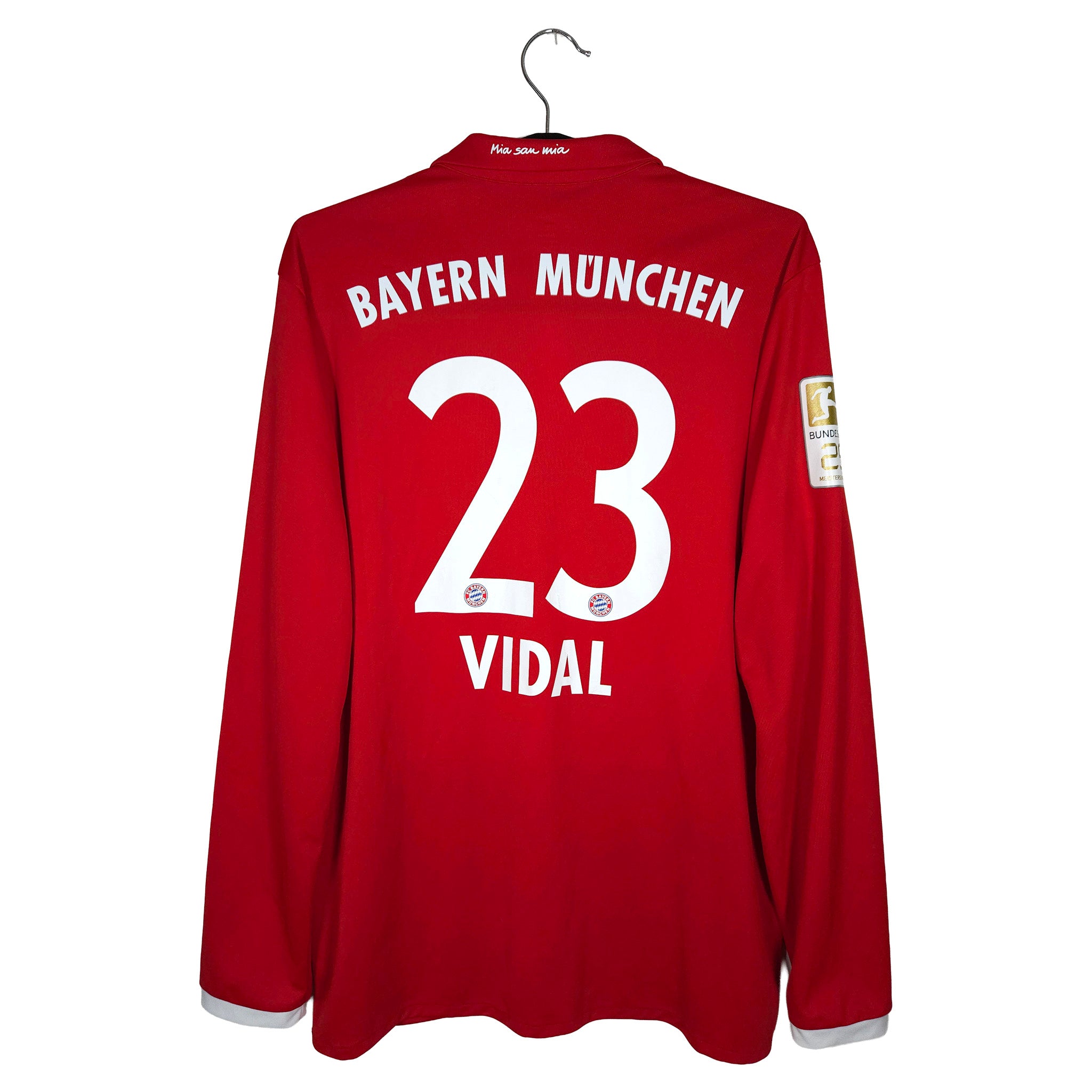 2016-17 Bayern München Thuisshirt Long Sleeve Vidal #23