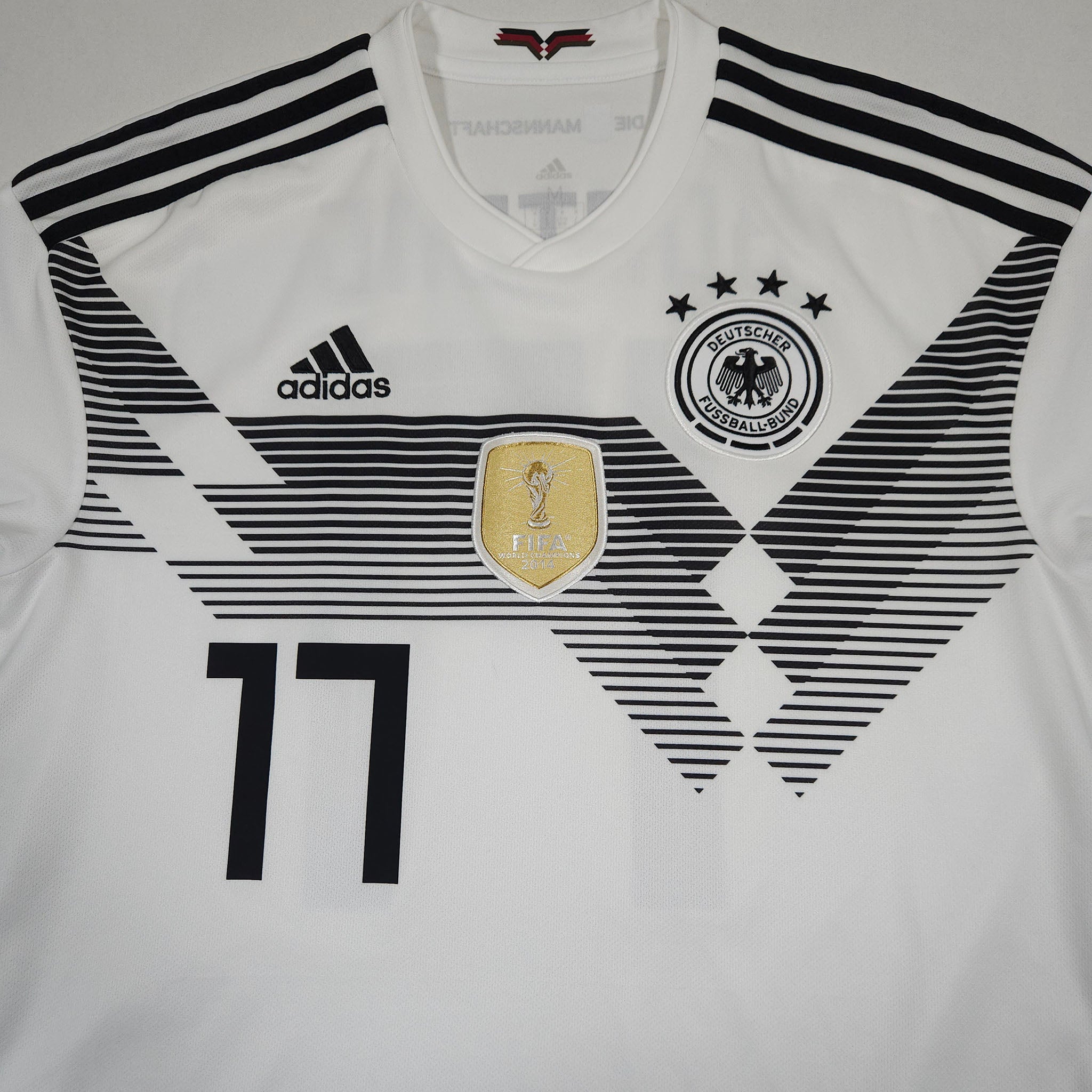 2018-19 Germany Home Shirt Boateng #17 detailed view 1