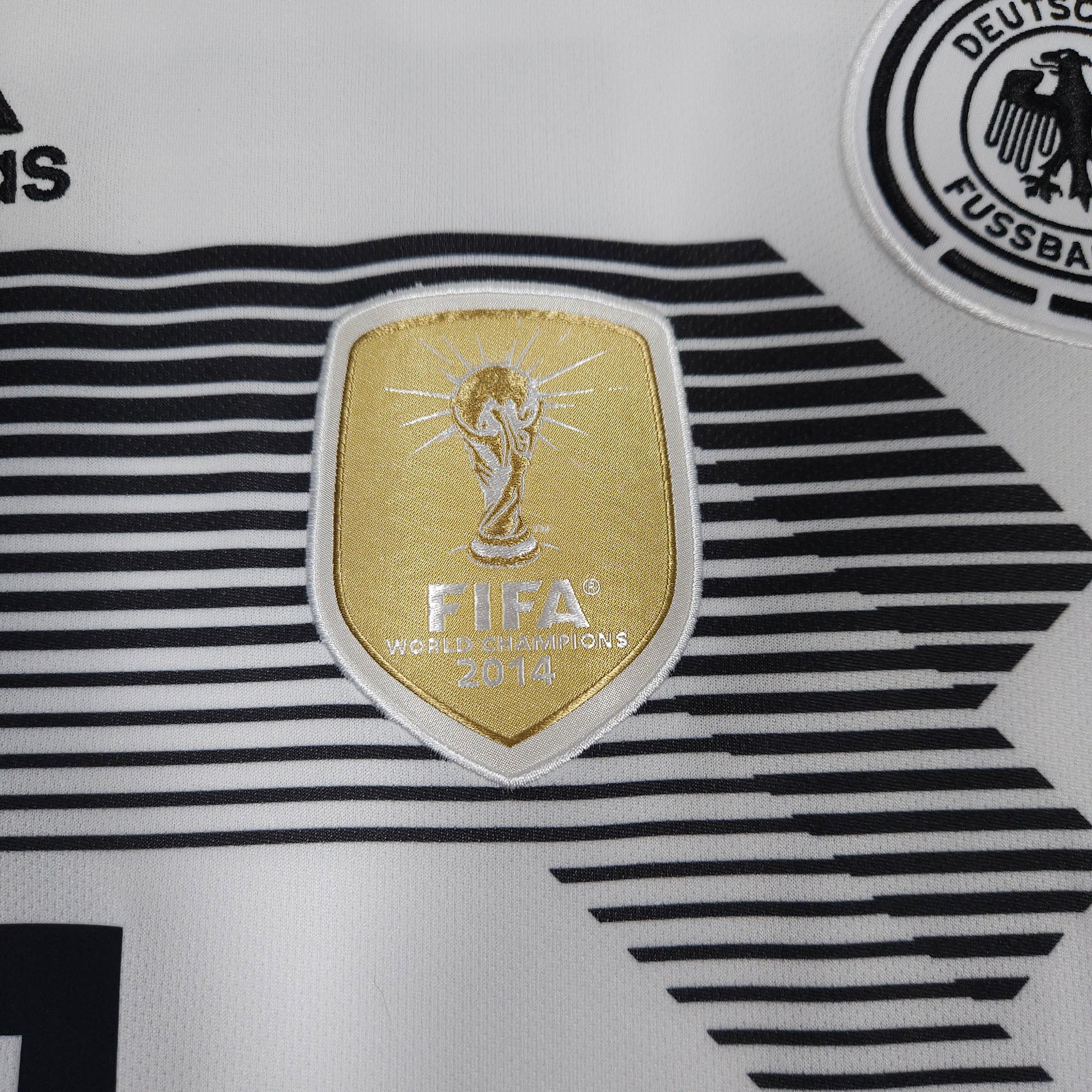 2018-19 Germany Home Shirt Boateng #17 detailed view 3