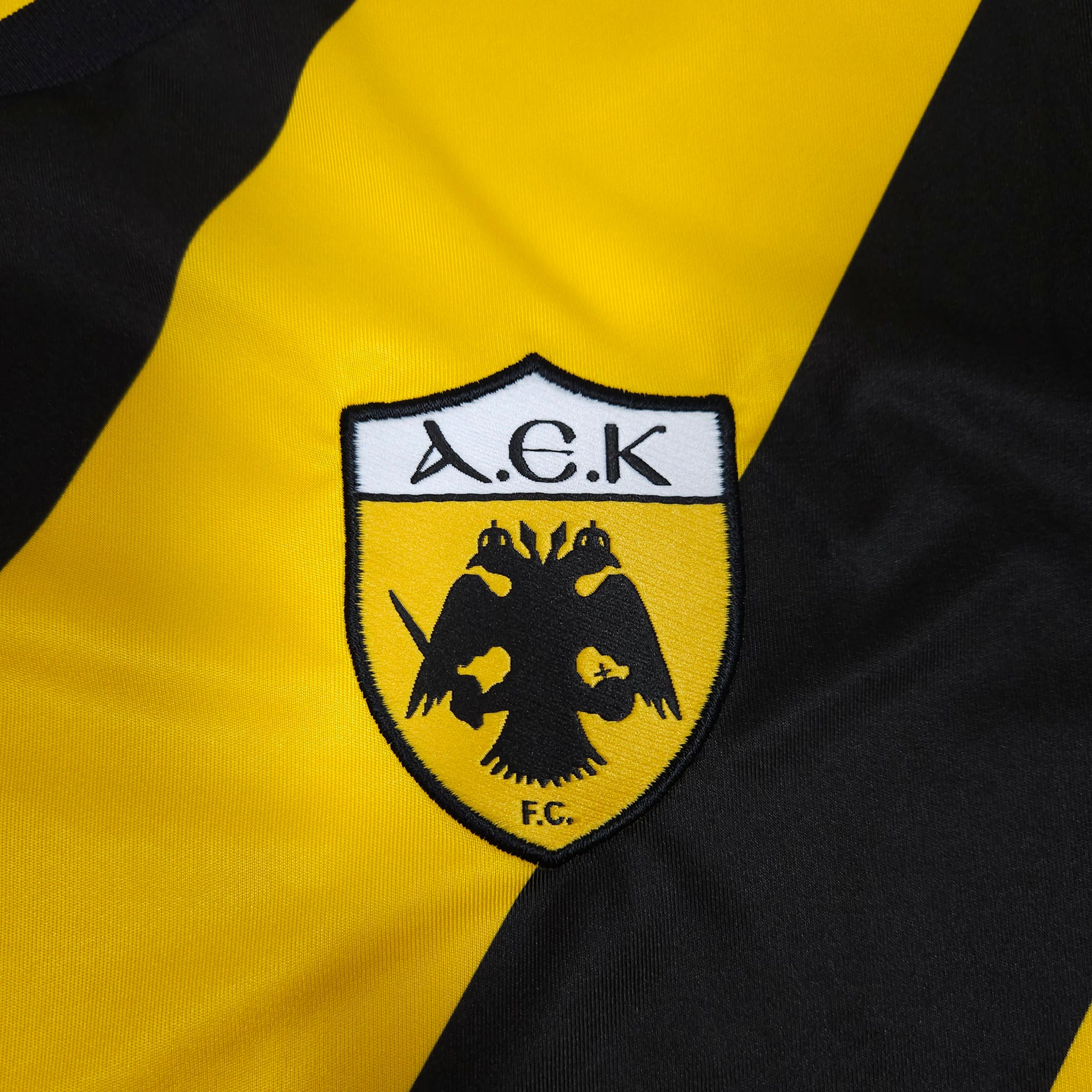 2019-20 AEK Athens Home Shirt detailed view 2