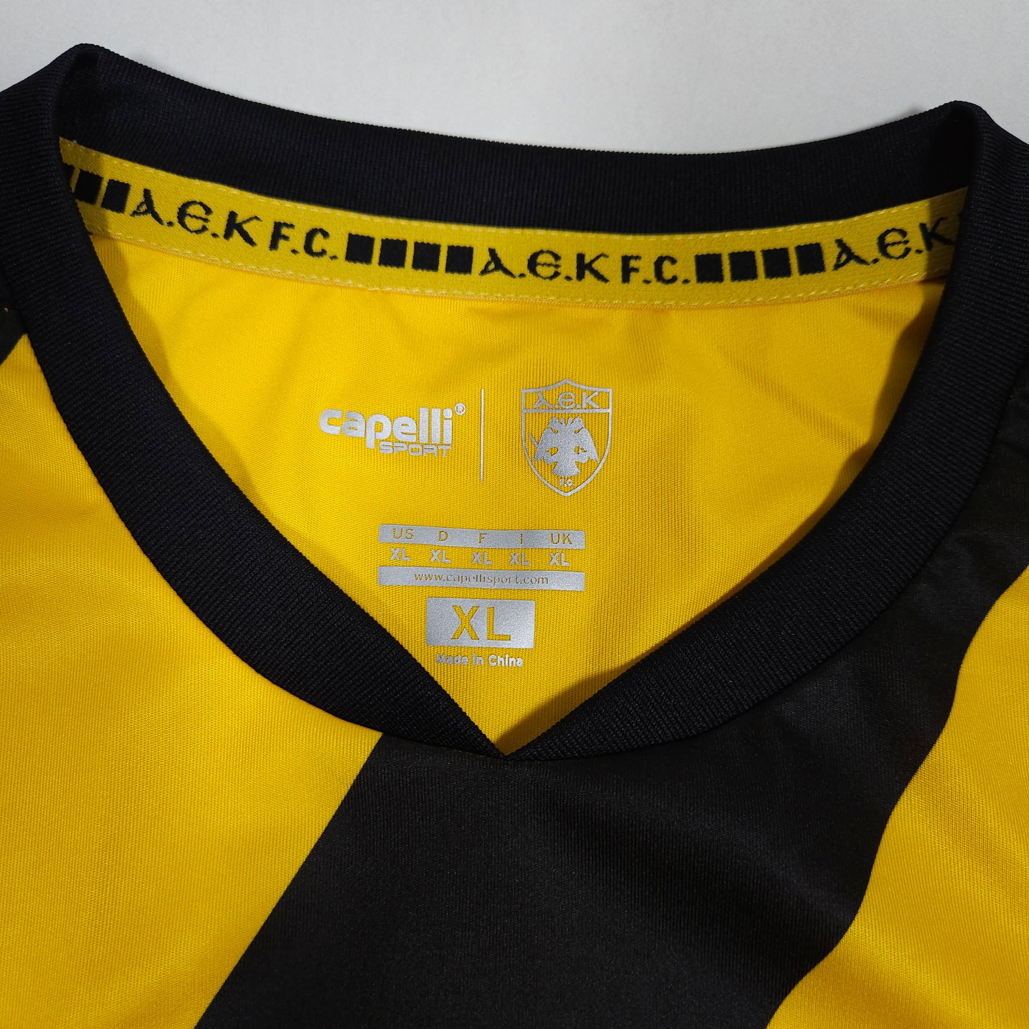 2019-20 AEK Athens Home Shirt detailed view 6