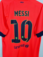 2014-15 Barcelona Away Shirt Messi #10 - detailed view