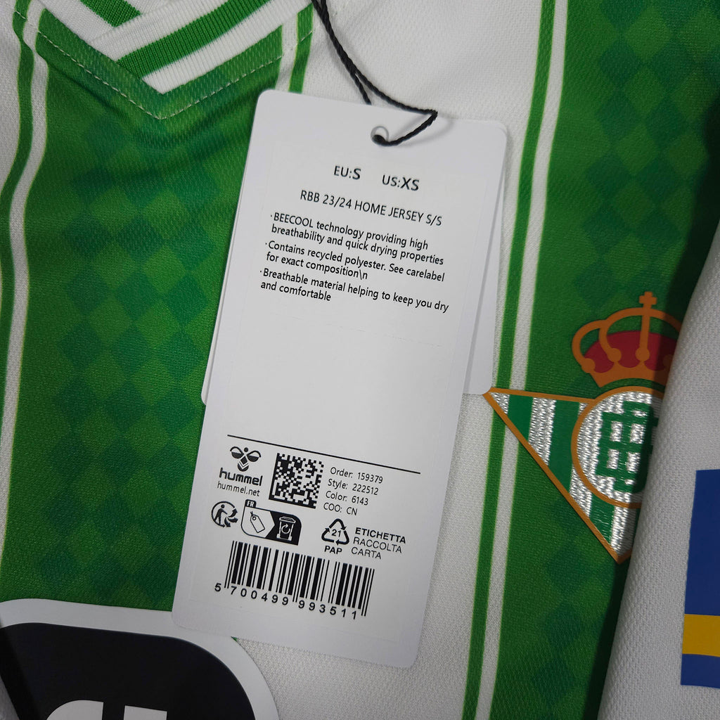 2023-24 Real Betis Home Shirt - detailed view