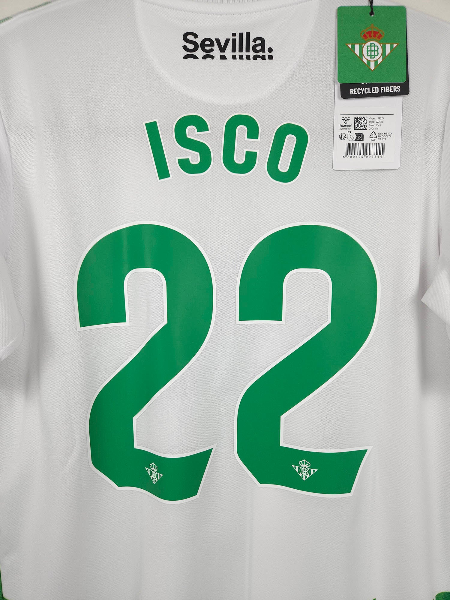 2023-24 Real Betis Thuisshirt Isco #22
