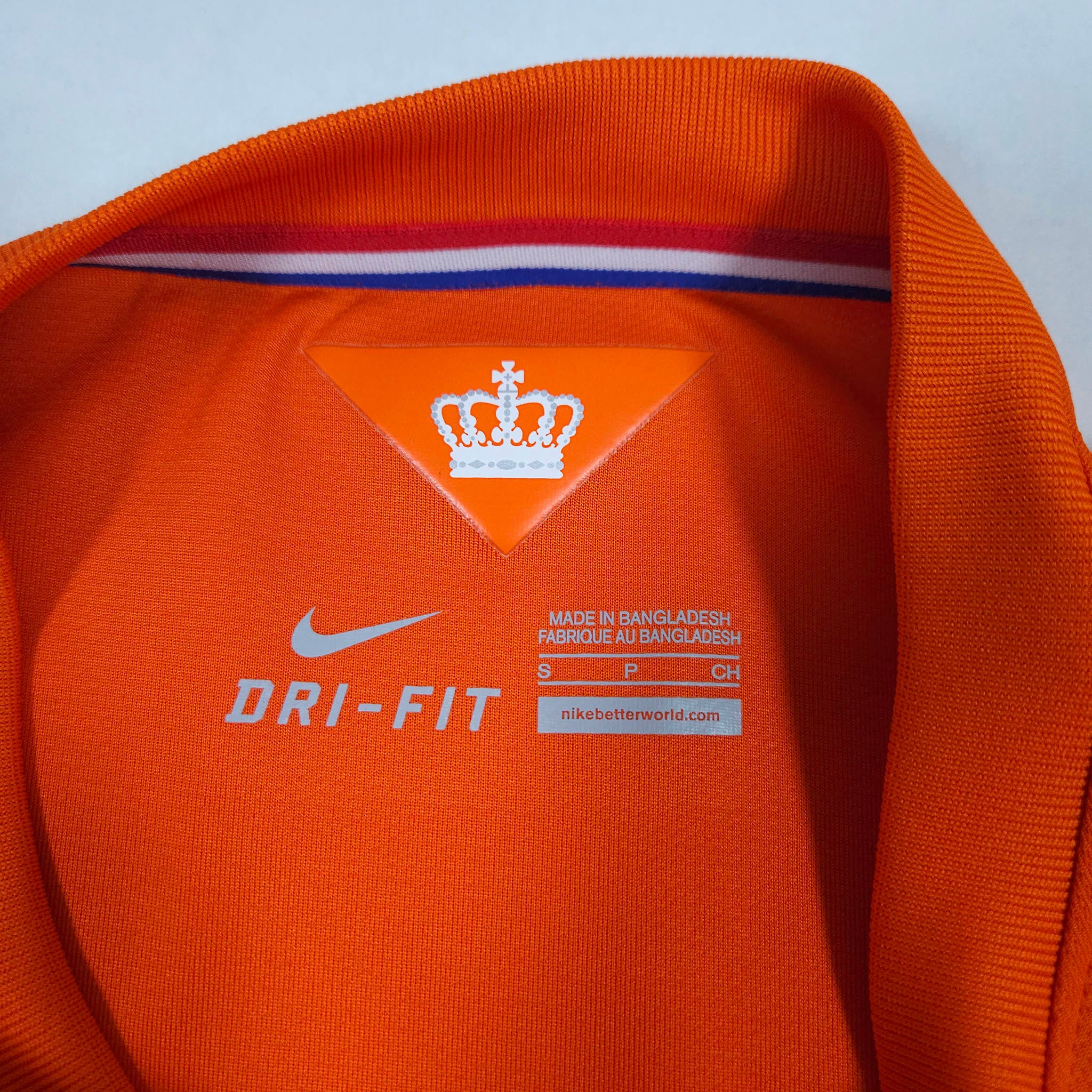 2014-15 Netherlands Home Shirt detailed view 6
