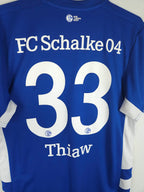 2021-22 Schalke 04 thuisshirt Thiaw #33