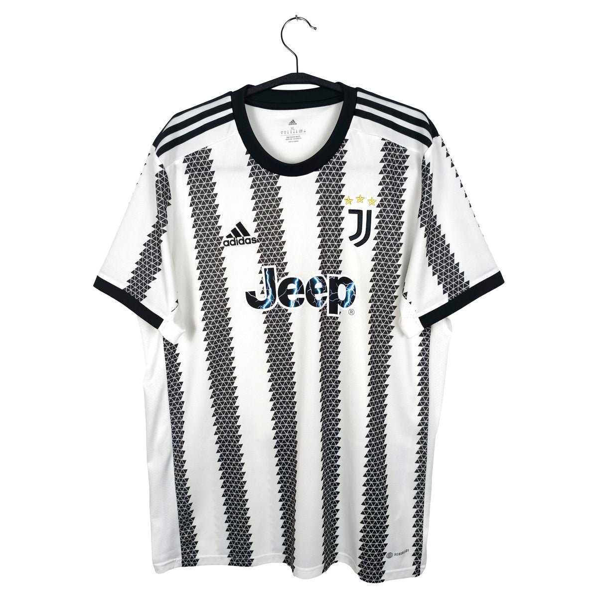 2022-23 Juventus thuisshirt - voorkant