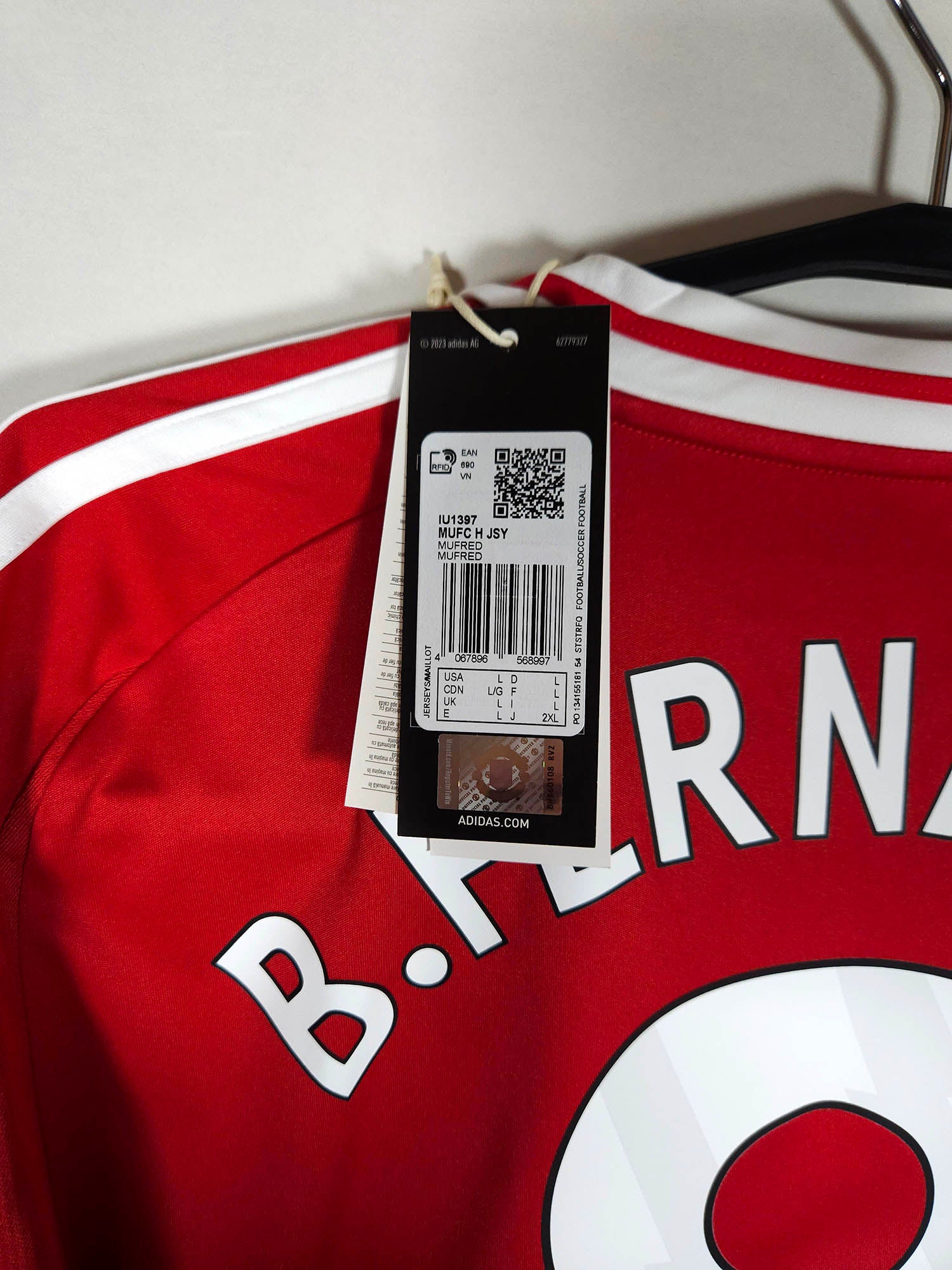 2024-25 Manchester United Thuisshirt B. Fernandes #8