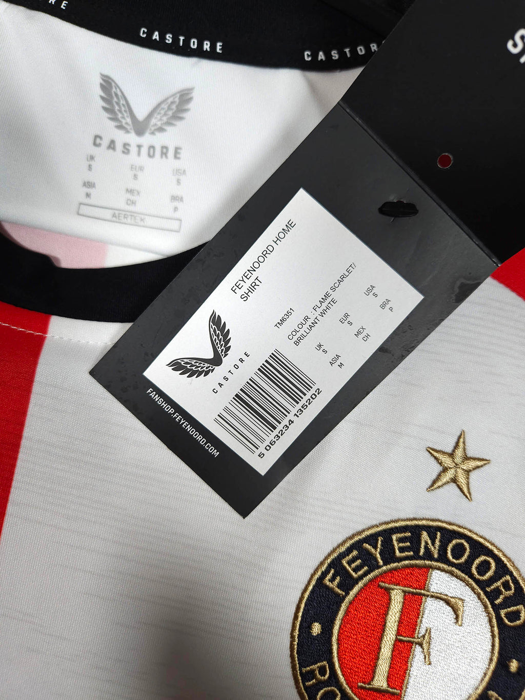 2024-25 Feyenoord Home Shirt - detailed view