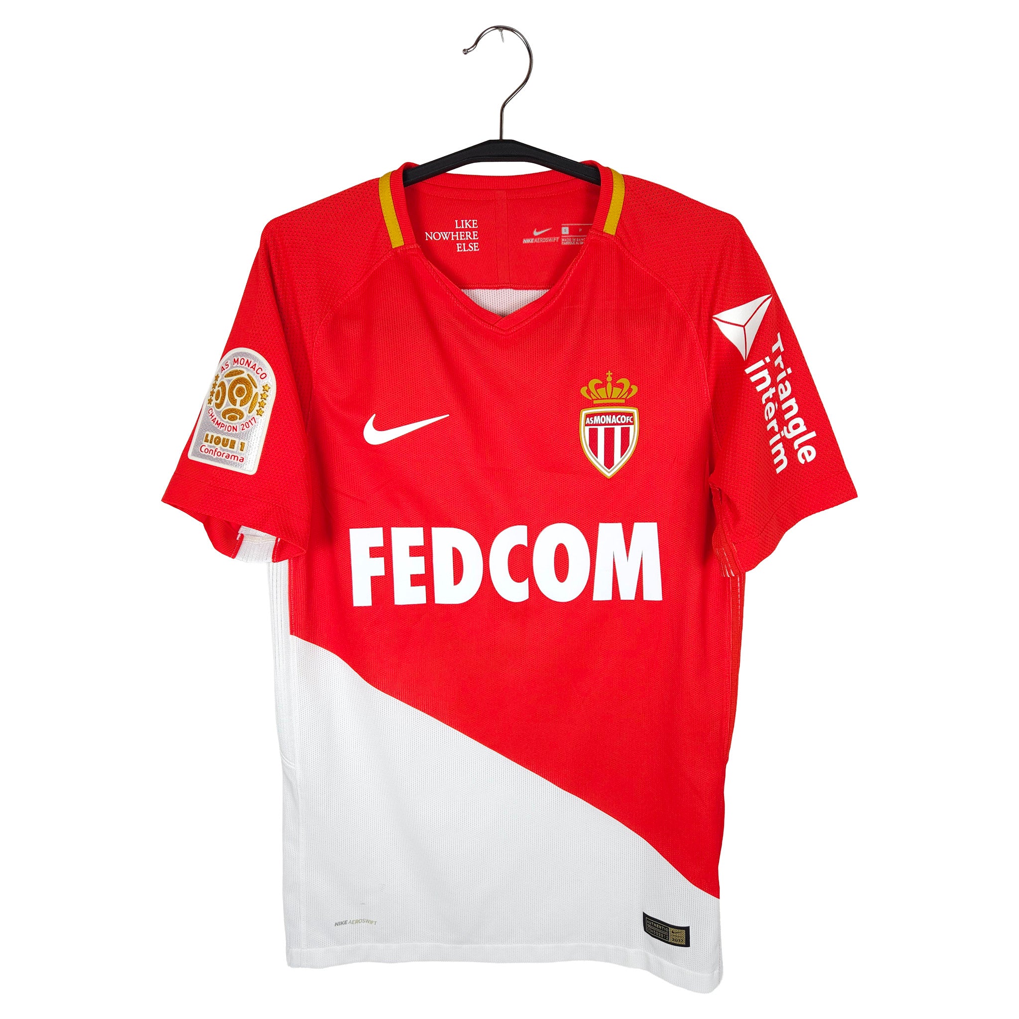 2017-18 AS Monaco thuisshirt Fabinho #2 (Pro)