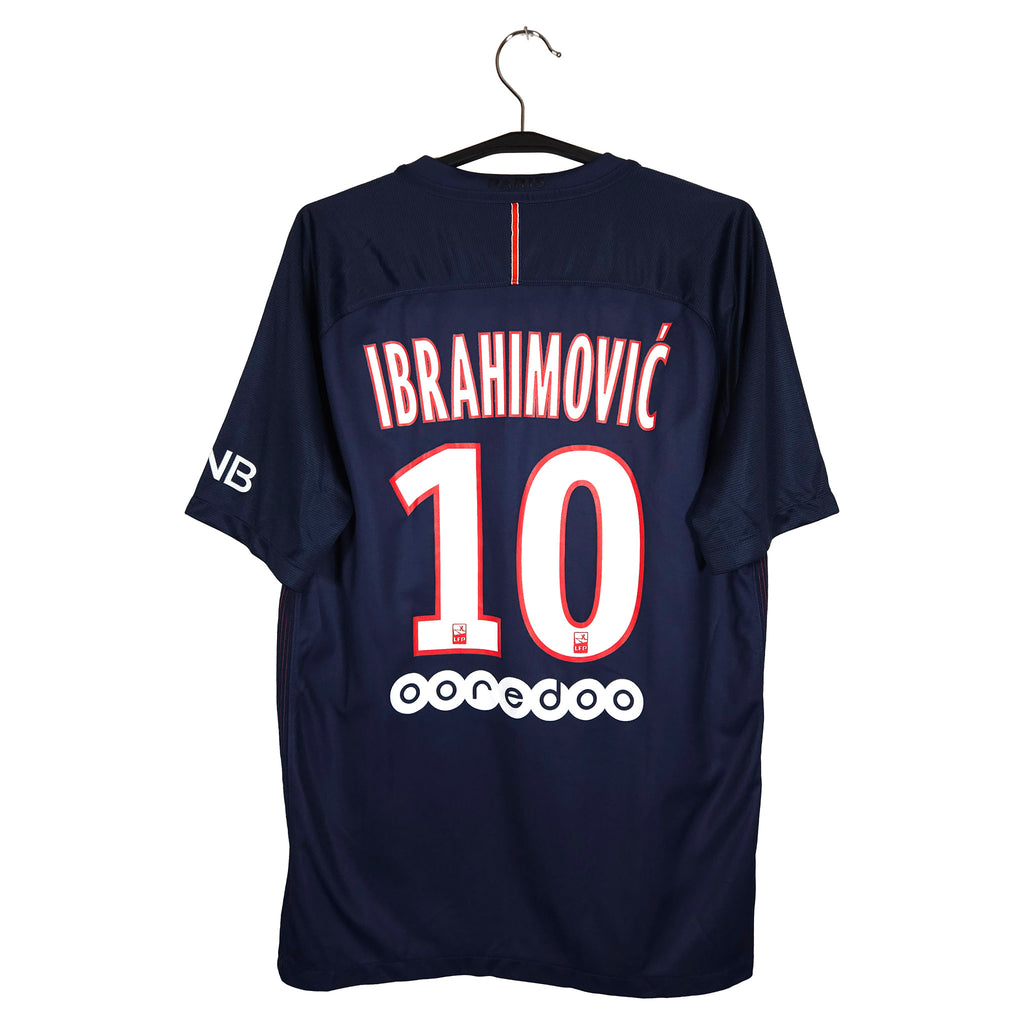 2016-17 Paris Saint-Germain Home Shirt Ibrahimovic #10 - back view