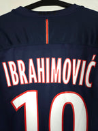 2016-17 Paris Saint-Germain Home Shirt Ibrahimovic #10 - detailed view