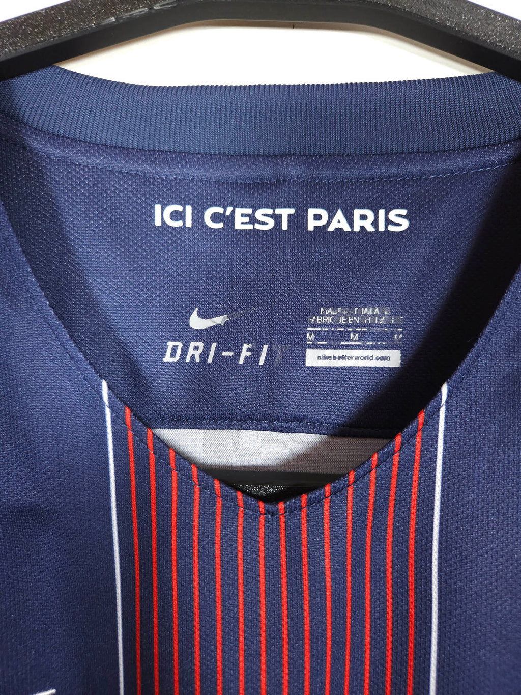 2016-17 Paris Saint-Germain Home Shirt Ibrahimovic #10 - detailed view