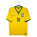 2014-15 Brazil Home Shirt Neymar Jr #10 - front view