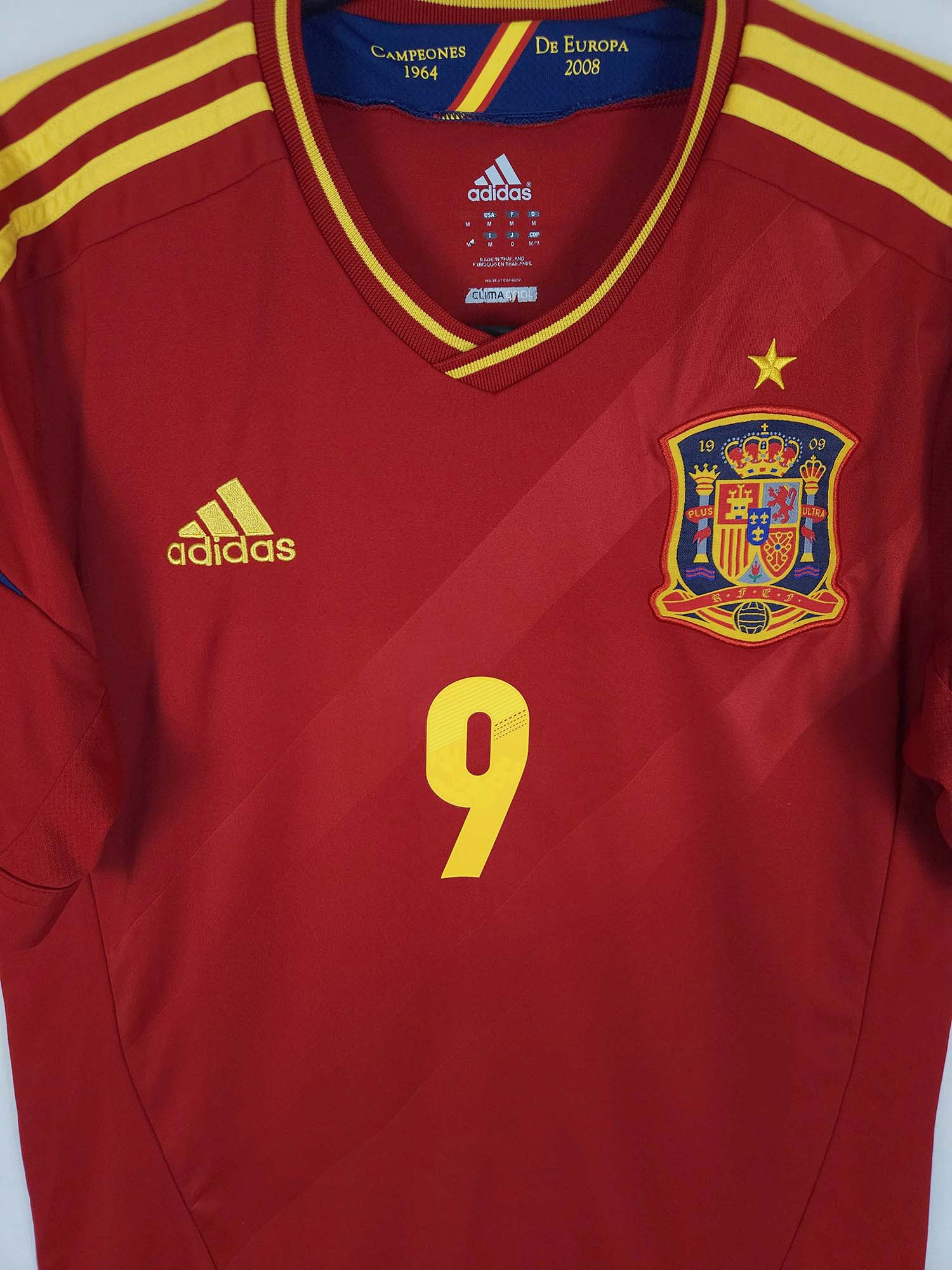 2012-13 Spanje Thuisshirt Torres #9