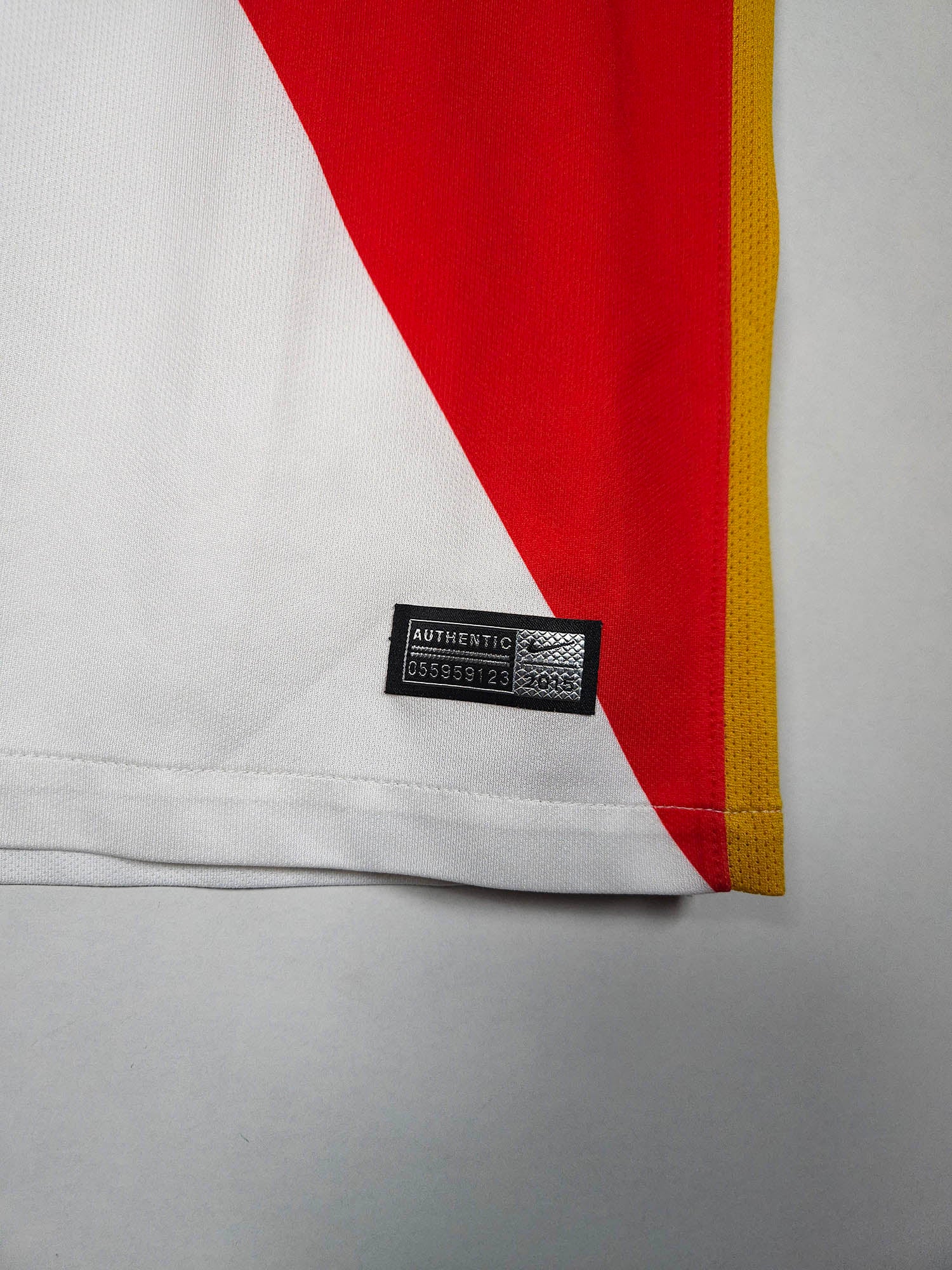 2015-16 AS Monaco Home Shirt detailed view 2