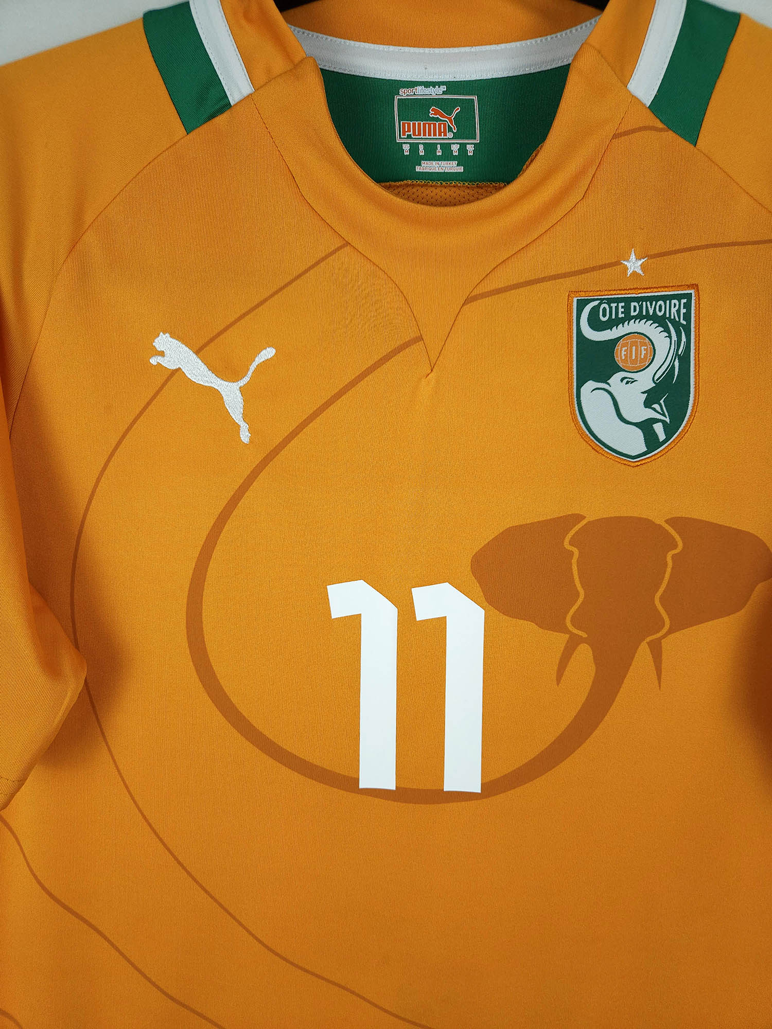 2012-13 Ivoorkust thuisshirt Drogba #11