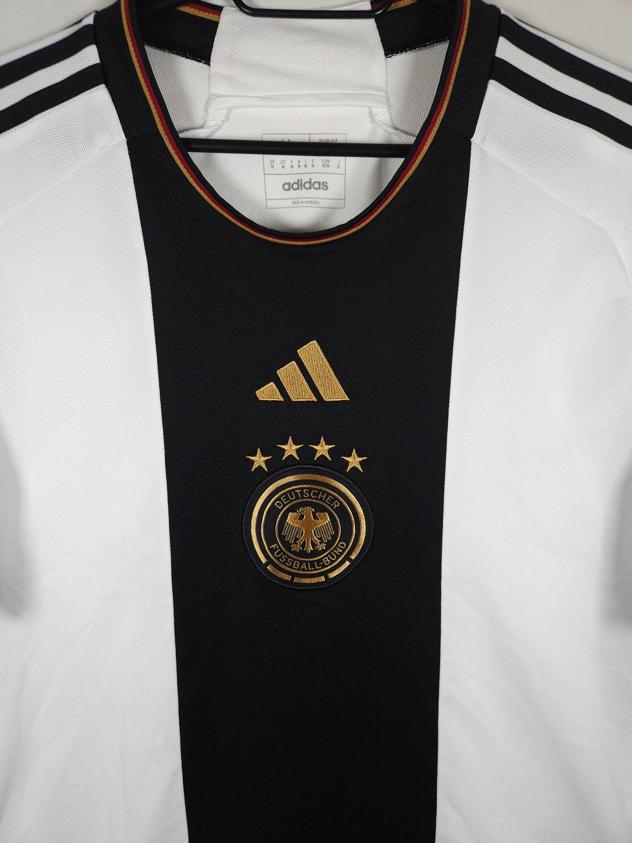 2022-23 Germany Home Shirt detailed view 3