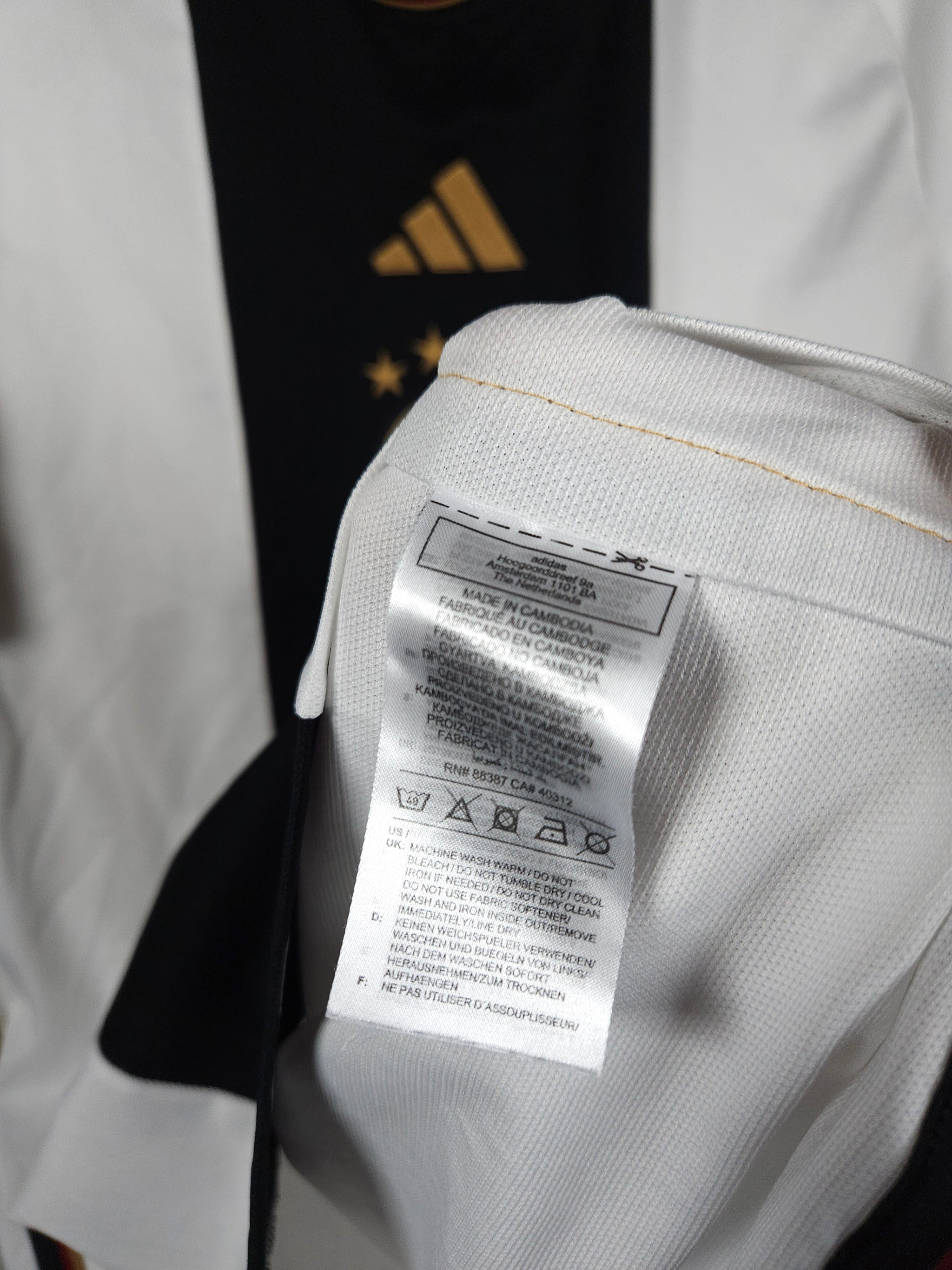 2022-23 Germany Home Shirt detailed view 2
