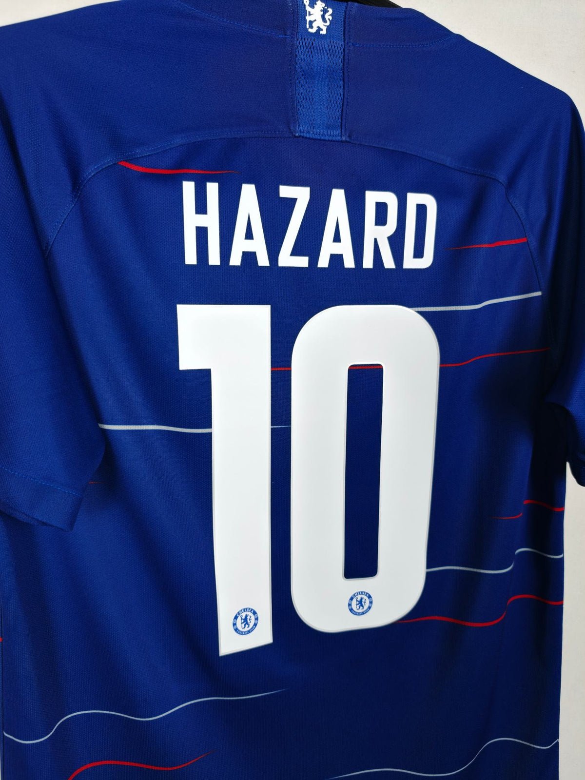 2018-19 Chelsea Home Shirt Hazard #10 - detailed view