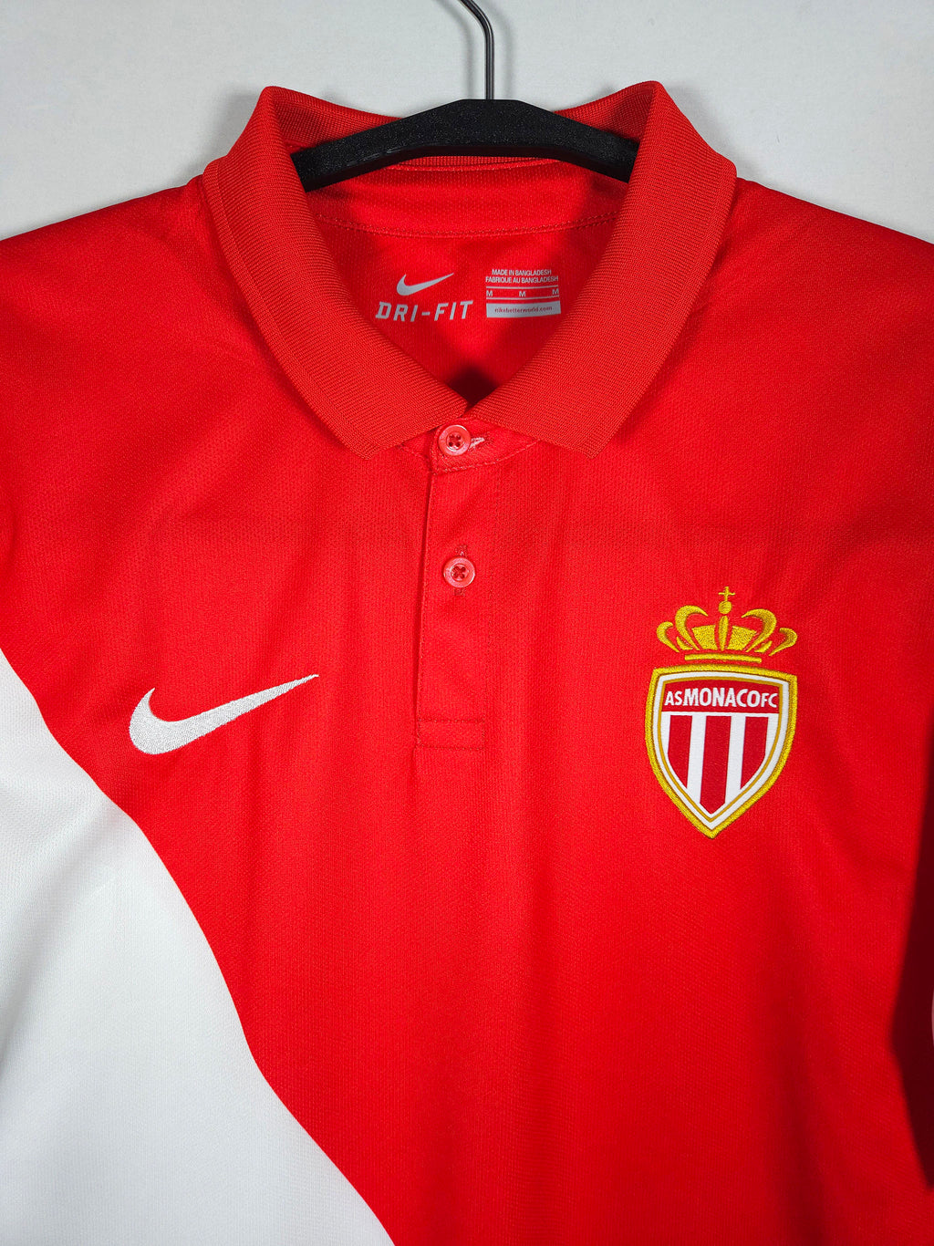 2014-15 AS Monaco Home Shirt - detailed view