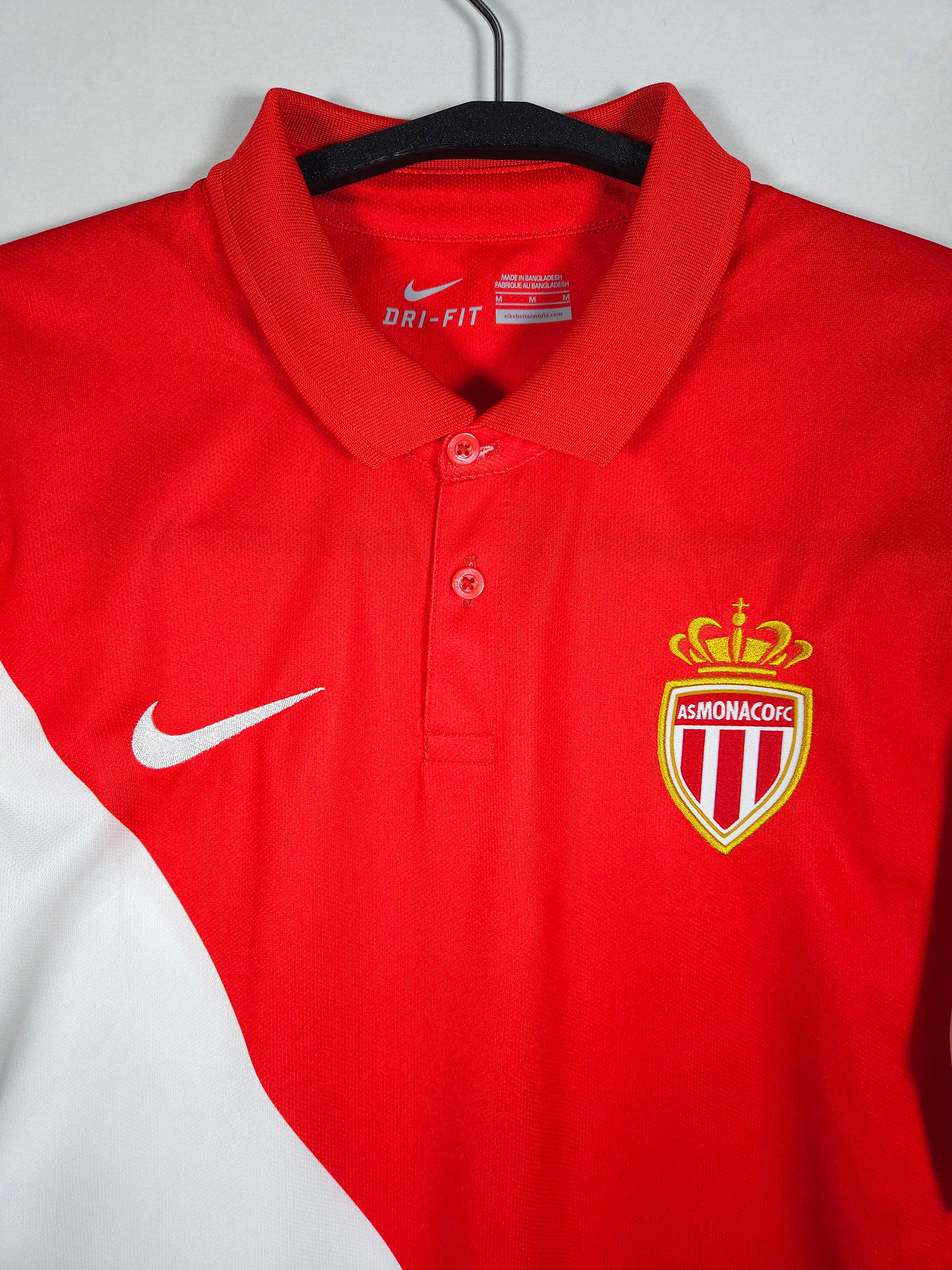 2014-15 AS Monaco Home Shirt detailed view 1