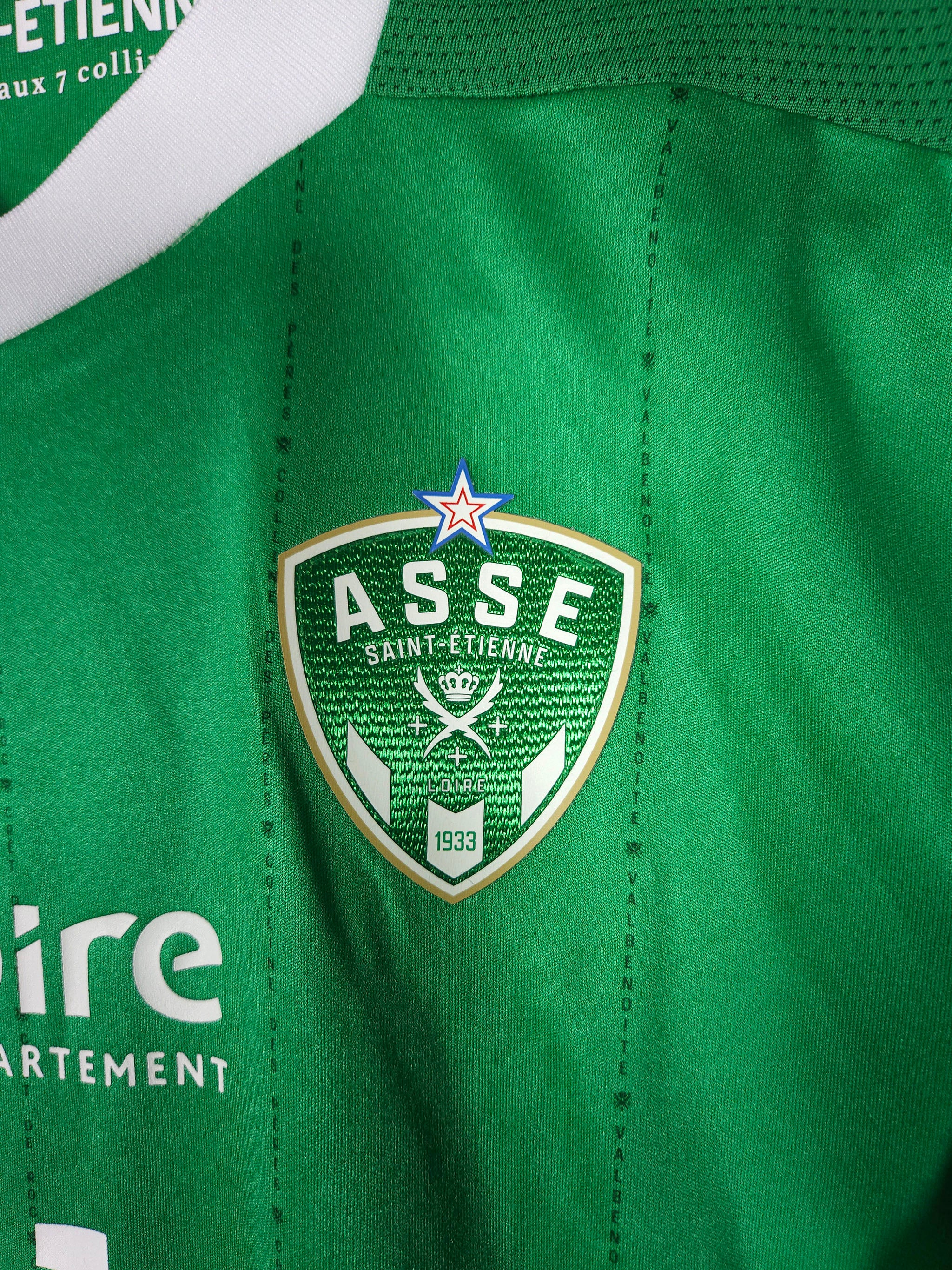 2024-25 Saint-Etienne Home Shirt detailed view 2