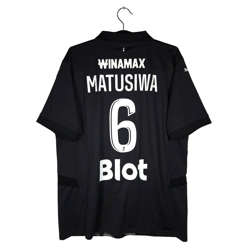 2024-25 Stade Rennais Third Shirt Matusiwa #6 - back view