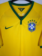 2014-15 Brazil Home Shirt - detailed view
