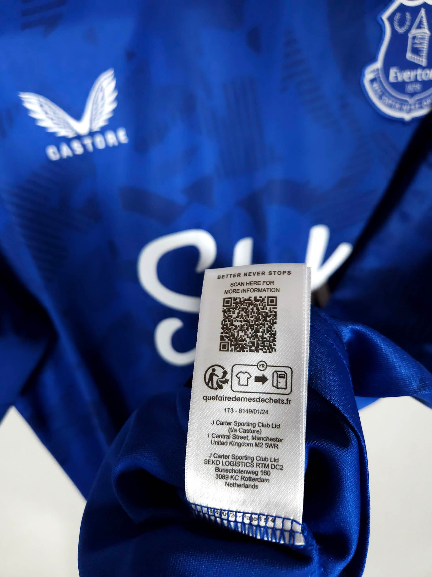 2024-25 Everton Thuisshirt Ndiaye #10