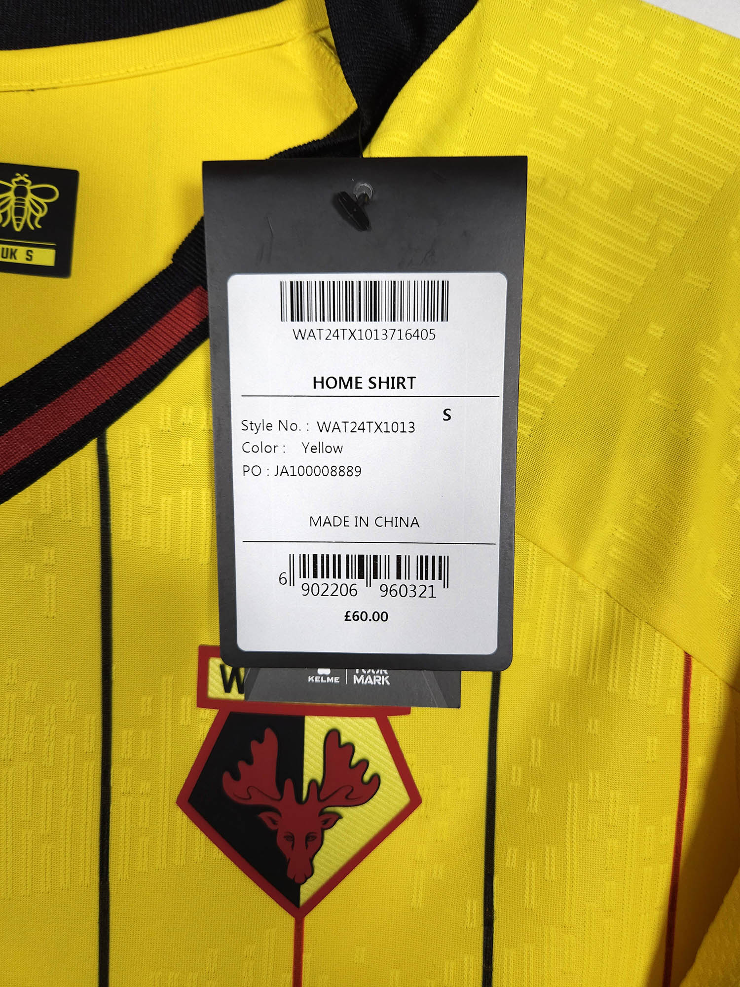 2024-25 Watford Thuisshirt