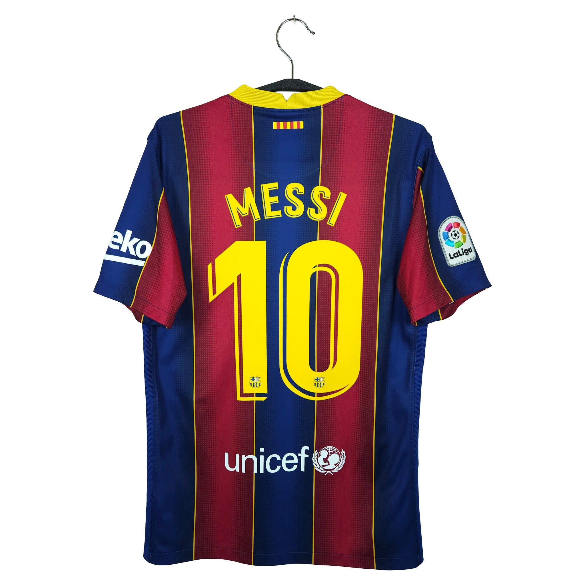2020-21 Barcelona Thuisshirt Messi #10