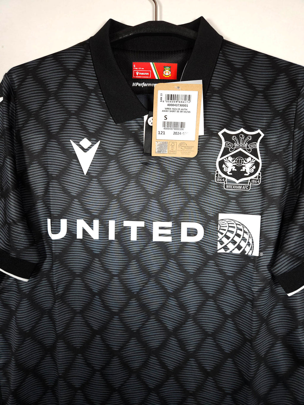 2024-25 Wrexham Away Shirt - detailed view