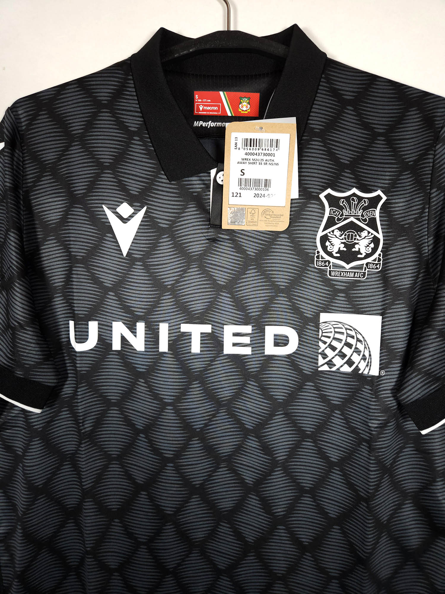 2024-25 Wrexham Away Shirt - detailed view