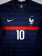 2020-21 France Home Shirt Mbappe #10 - front view