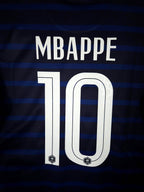 2020-21 France Home Shirt Mbappe #10 - detailed view
