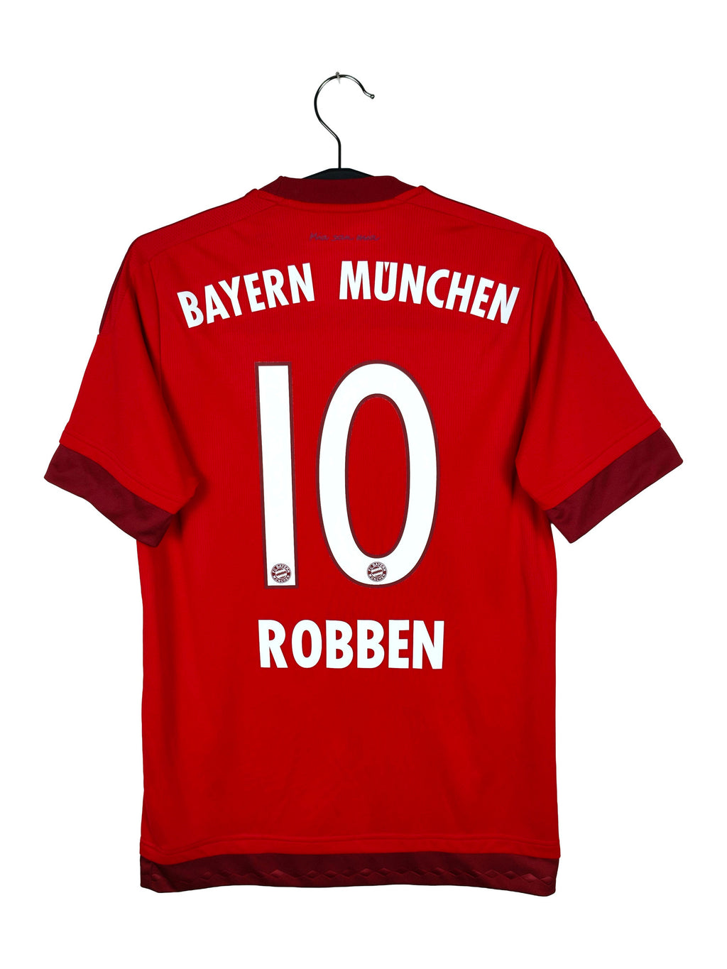 2015-16 Bayern Munich Home Shirt Robben #10 - back view