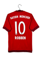 2015-16 Bayern Munich Home Shirt Robben #10 - back view