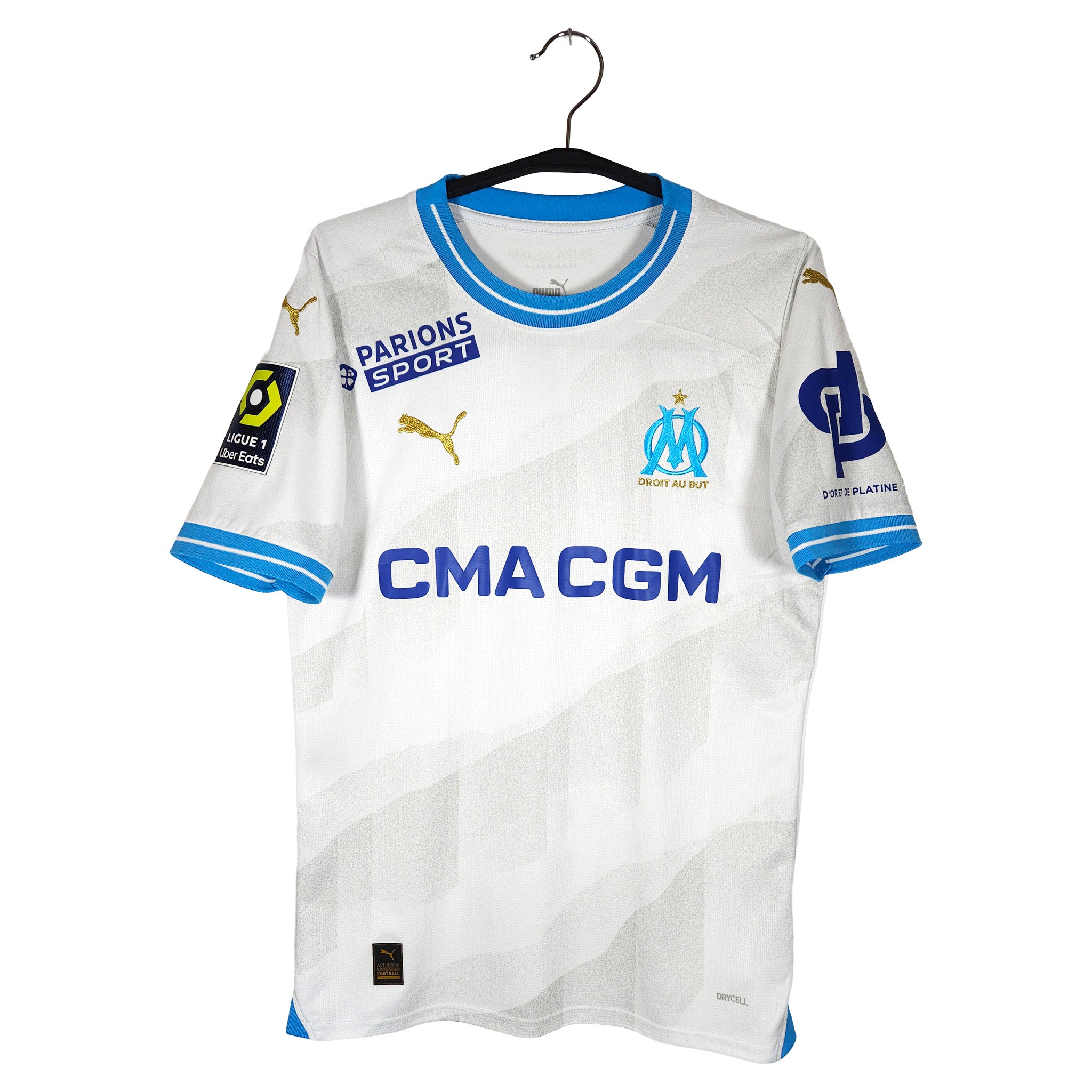2023-24 Marseille Thuisshirt Aubameyang #10