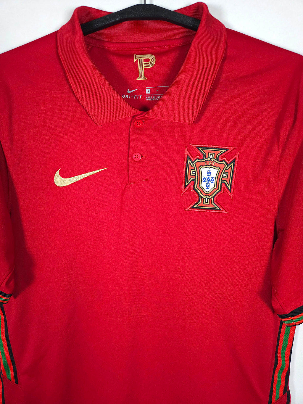 2021-22 Portugal Home Shirt - detailed view
