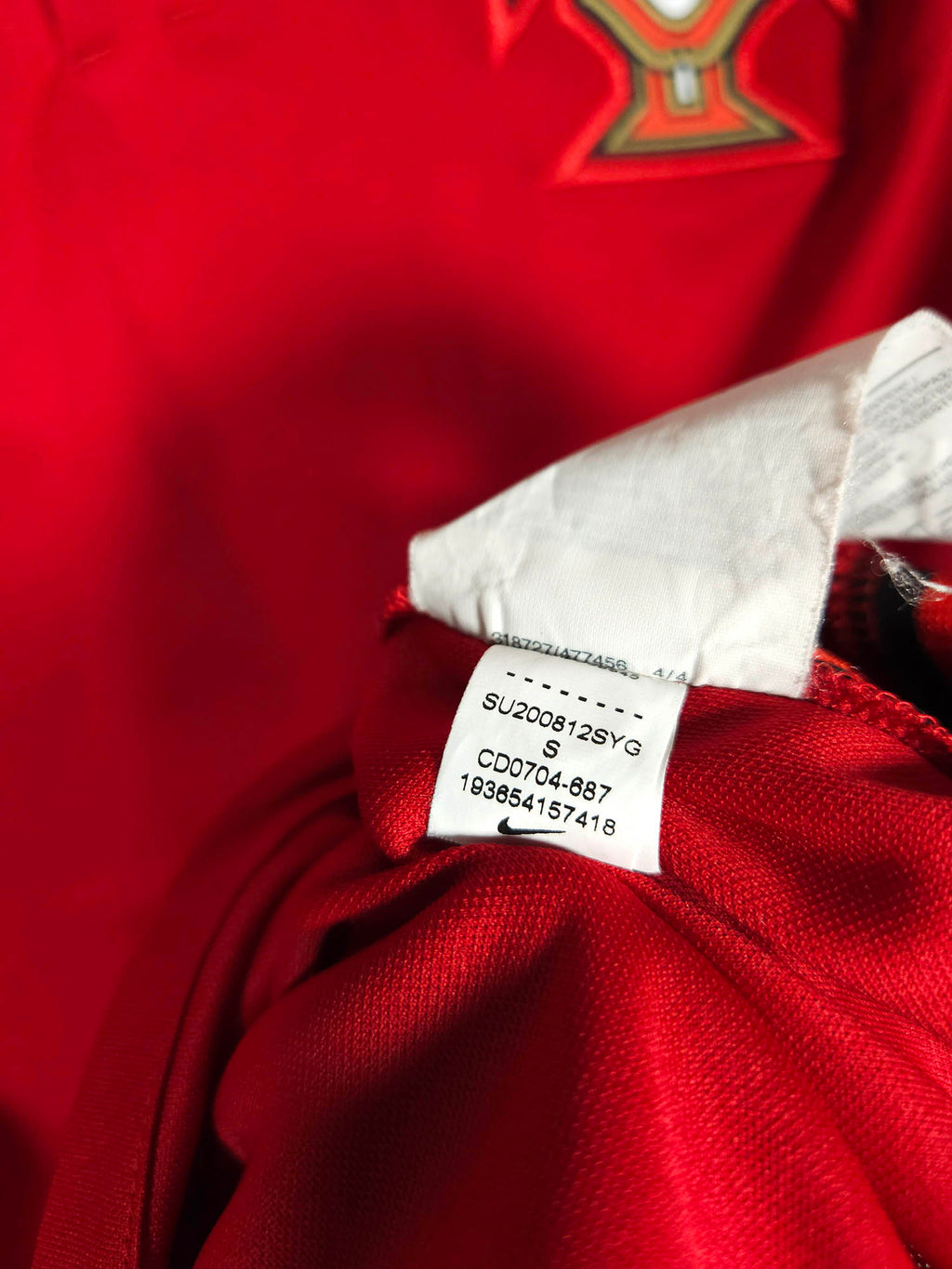 2021-22 Portugal Home Shirt - detailed view