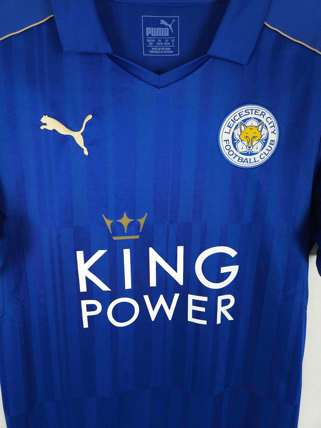 2016-17 Leicester City Home Shirt Vardy #9