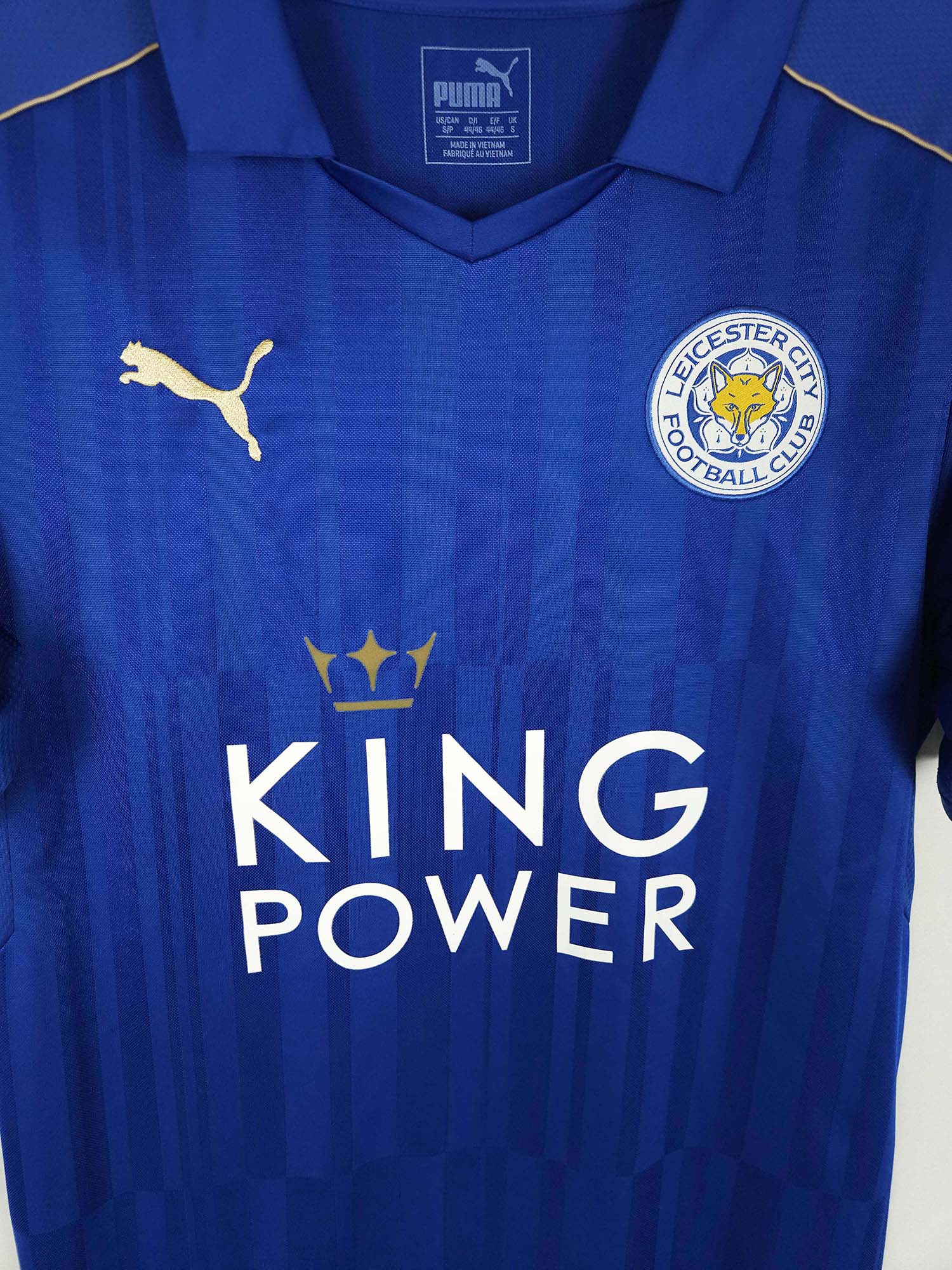 2016-17 Leicester City Home Shirt Vardy #9