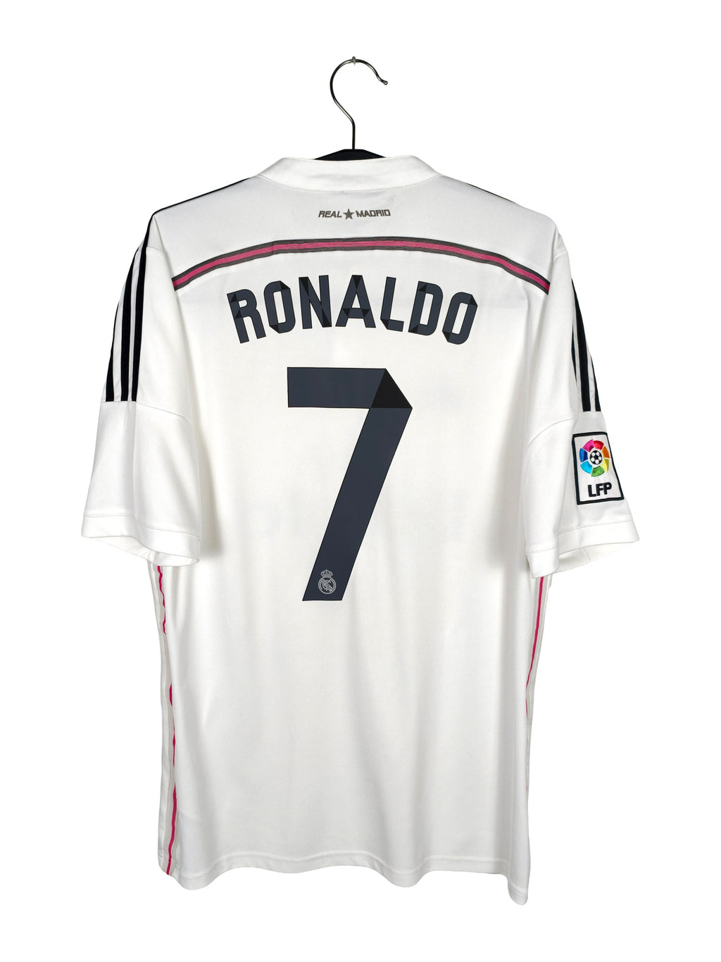 2014-15 Real Madrid Home Shirt Ronaldo #7 - back view