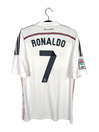 2014-15 Real Madrid Home Shirt Ronaldo #7 - back view