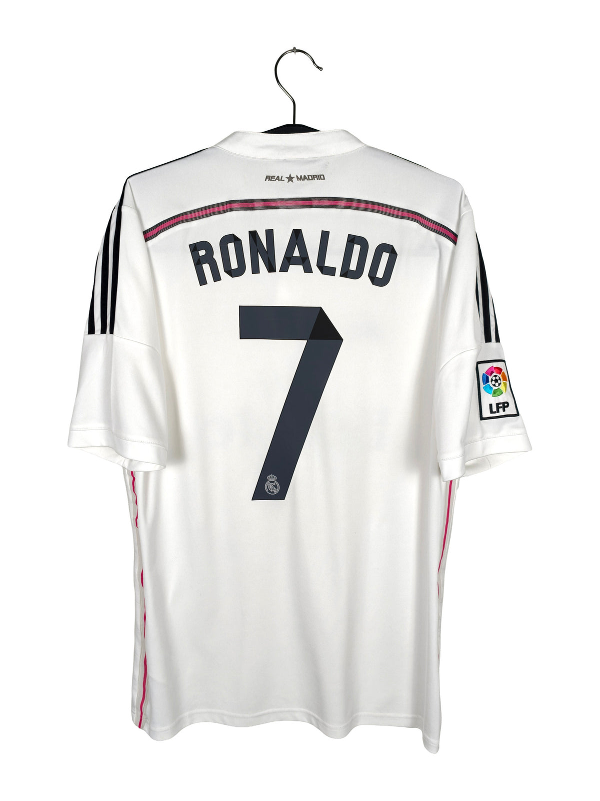 2014-15 Real Madrid Home Shirt Ronaldo #7 - back view