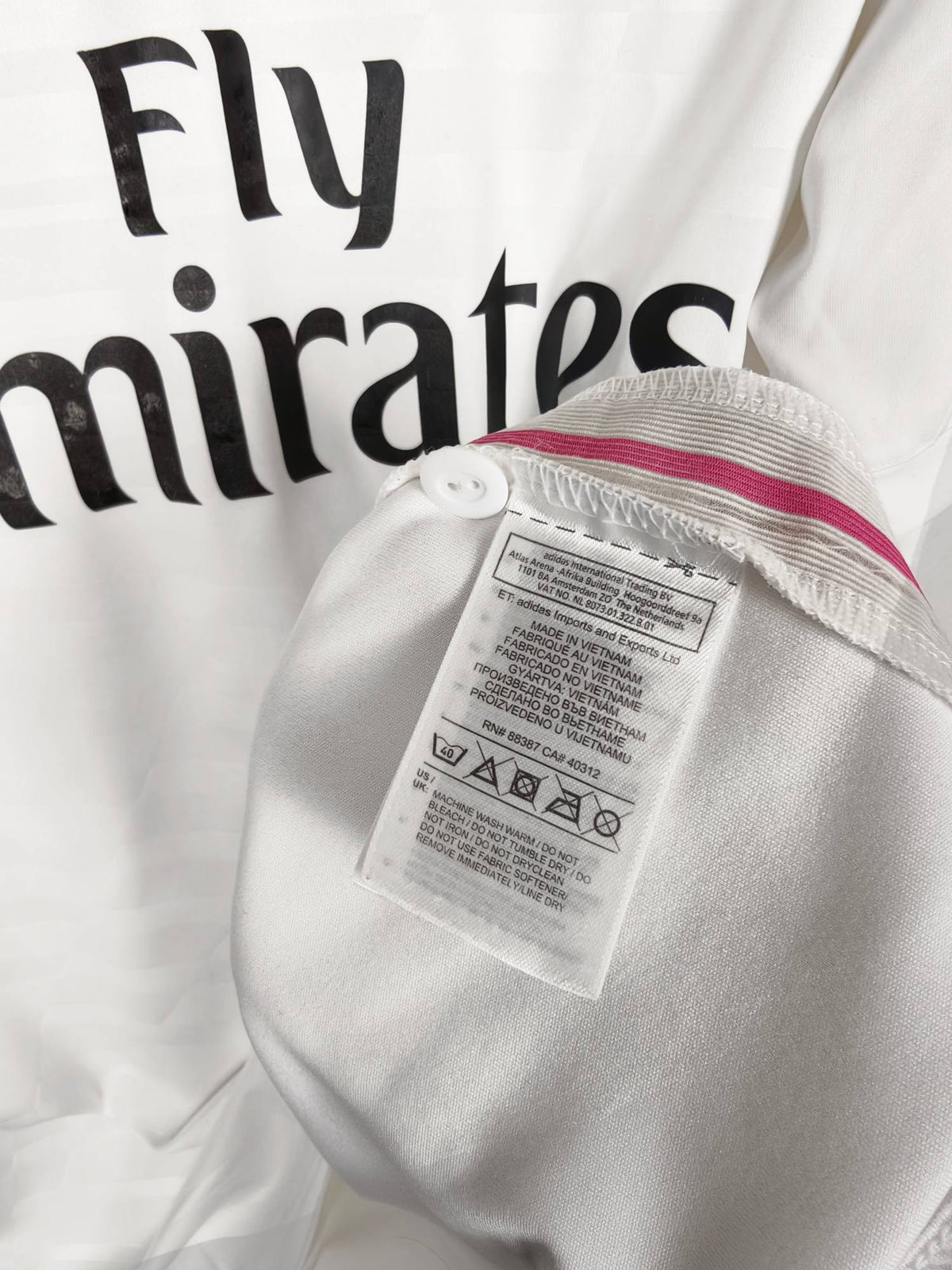 2014-15 Real Madrid Home Shirt Ronaldo #7 - detailed view