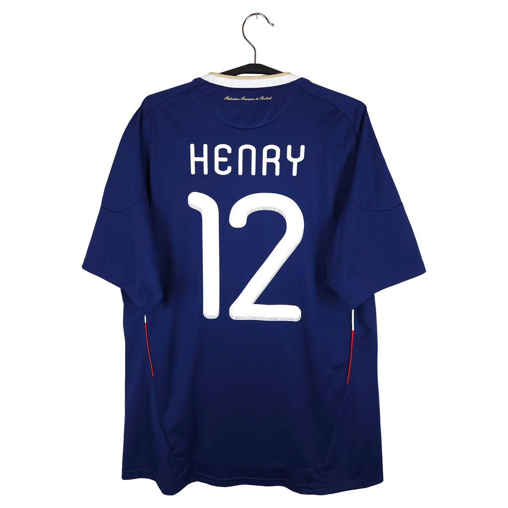 2009-10 France Home Shirt Henry #12 - back view