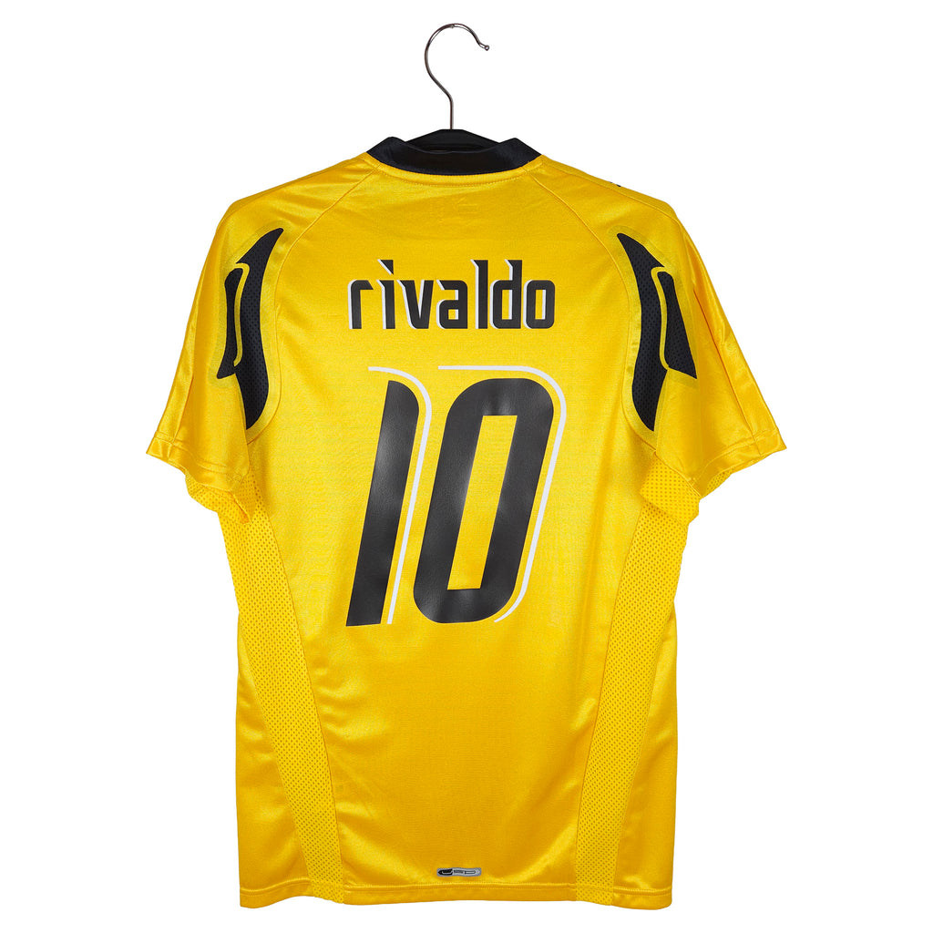 2007-08 AEK Athene thuisshirt Rivaldo #10